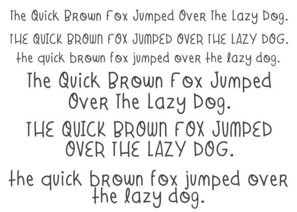 Doodle Board Font PNG with transparent background - Preview 4