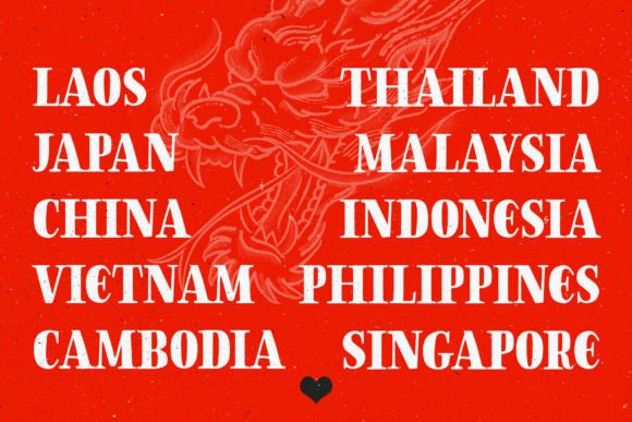 Golden Dragon Font - Preview 1