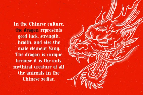 Golden Dragon Font - Preview 3