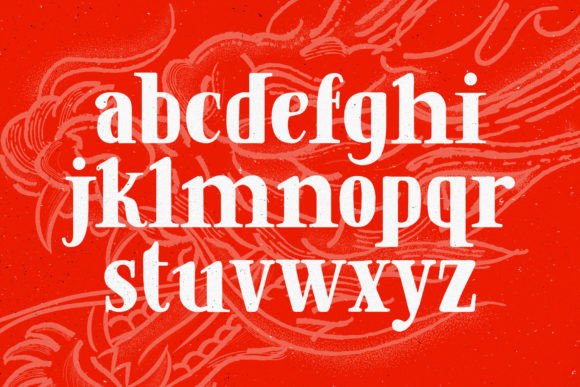 Golden Dragon Font - Preview 4