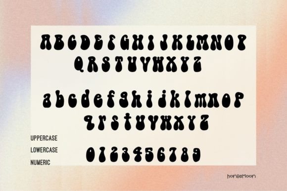 Groovy Letters Font - Preview 1