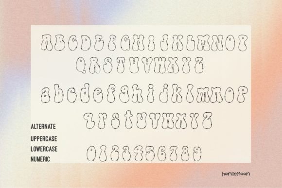 Groovy Letters Font - Preview 2