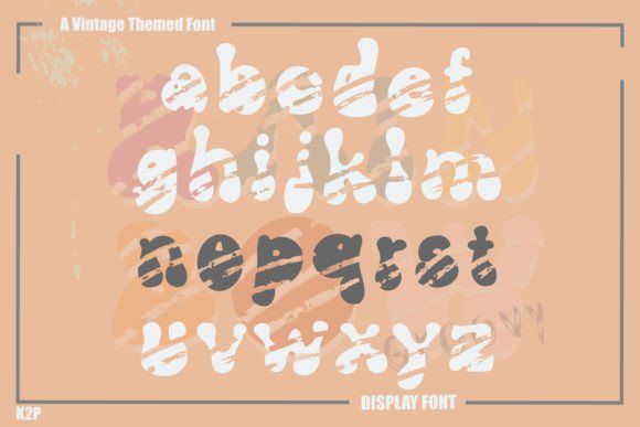 Groovy Rainbow Font - Preview 2