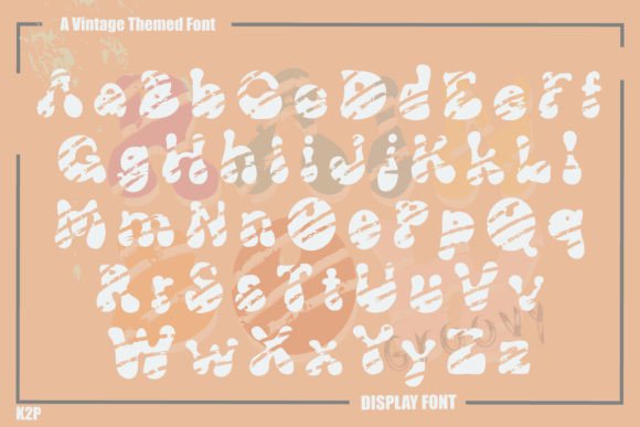 Groovy Rainbow Font - Preview 3