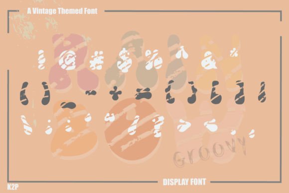 Groovy Rainbow Font - Preview 5
