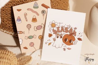 Groovy Retro Halloween - Clipart Bundle Graphic by huxmay · Creative ...