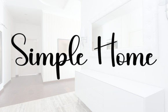 Homely Font PNG with transparent background - Preview 1