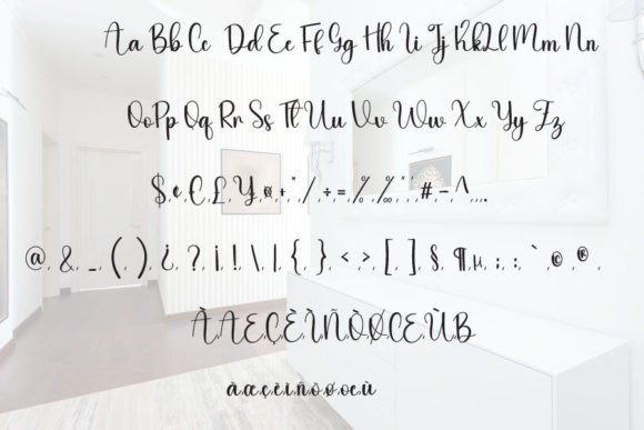 Homely Font PNG with transparent background - Preview 5