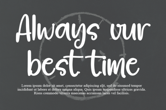 Hoursed Font PNG with transparent background - Preview 5