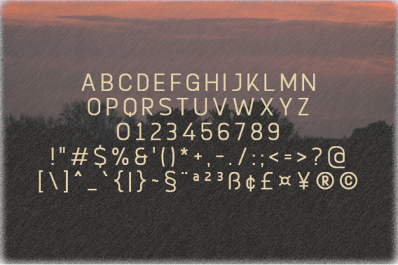 Melancholic Font PNG with transparent background - Preview 1