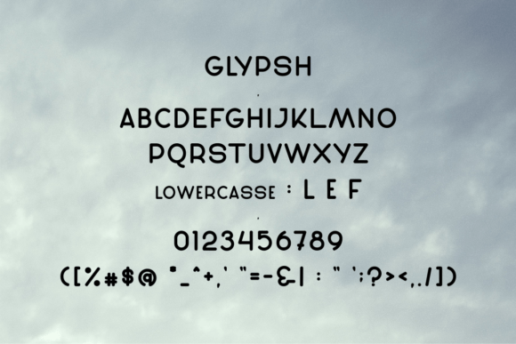 Merlyco Font PNG with transparent background - Preview 1