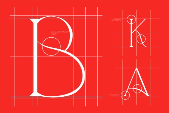 Rossaria Font PNG with transparent background - Preview 1