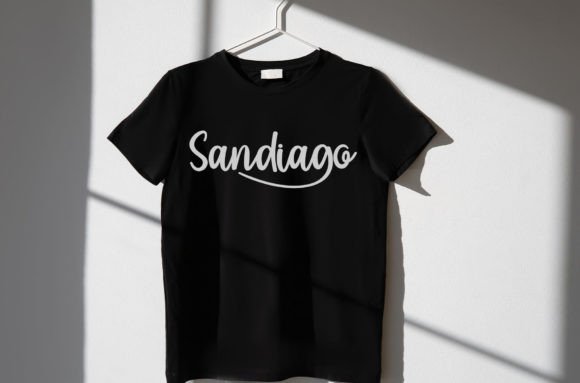 Sandiago Font PNG with transparent background - Preview 3