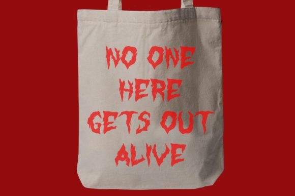 Scare Claws Font PNG with transparent background - Preview 2