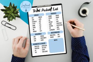 Simple Travel Packing List Printable PDF Graphic by Dandelion Stu ...