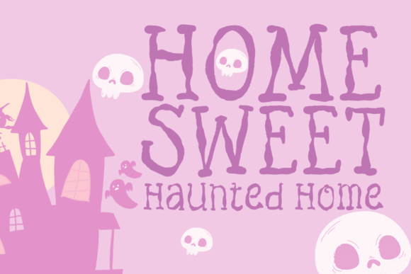 Sketchy Ghost Font font preview - 6