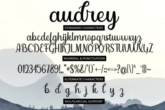 Audrey Font - Preview 6
