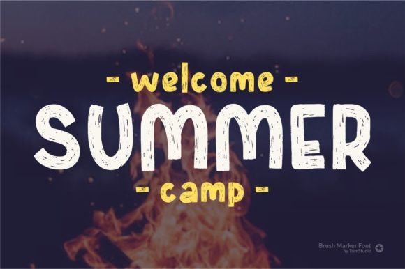 Brush Marker Font - Preview 1