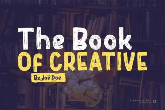 Brush Marker Font - Preview 2