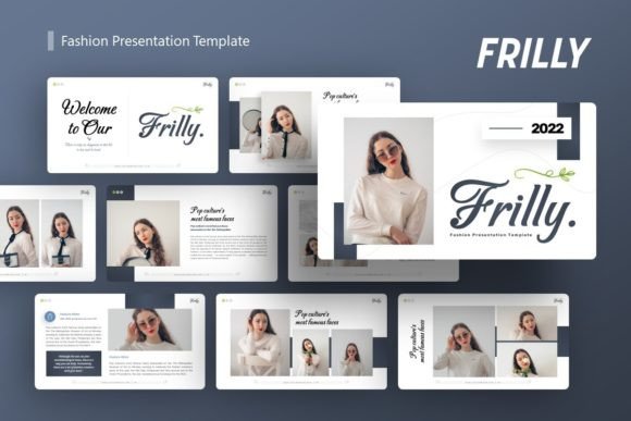 Preview of Fashion Presentation - Frilly fashion presentation template