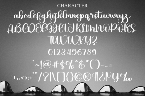Mail Font PNG with transparent background - Preview 3