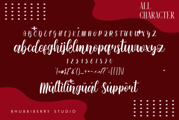 Nathalya Font PNG with transparent background - Preview 5