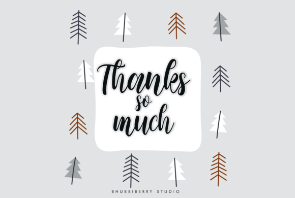 Nathalya Font PNG with transparent background - Preview 6
