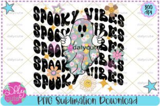 Spooky Vibes Retro Halloween PNG Graphic by WinnieArtDesign · Creative ...