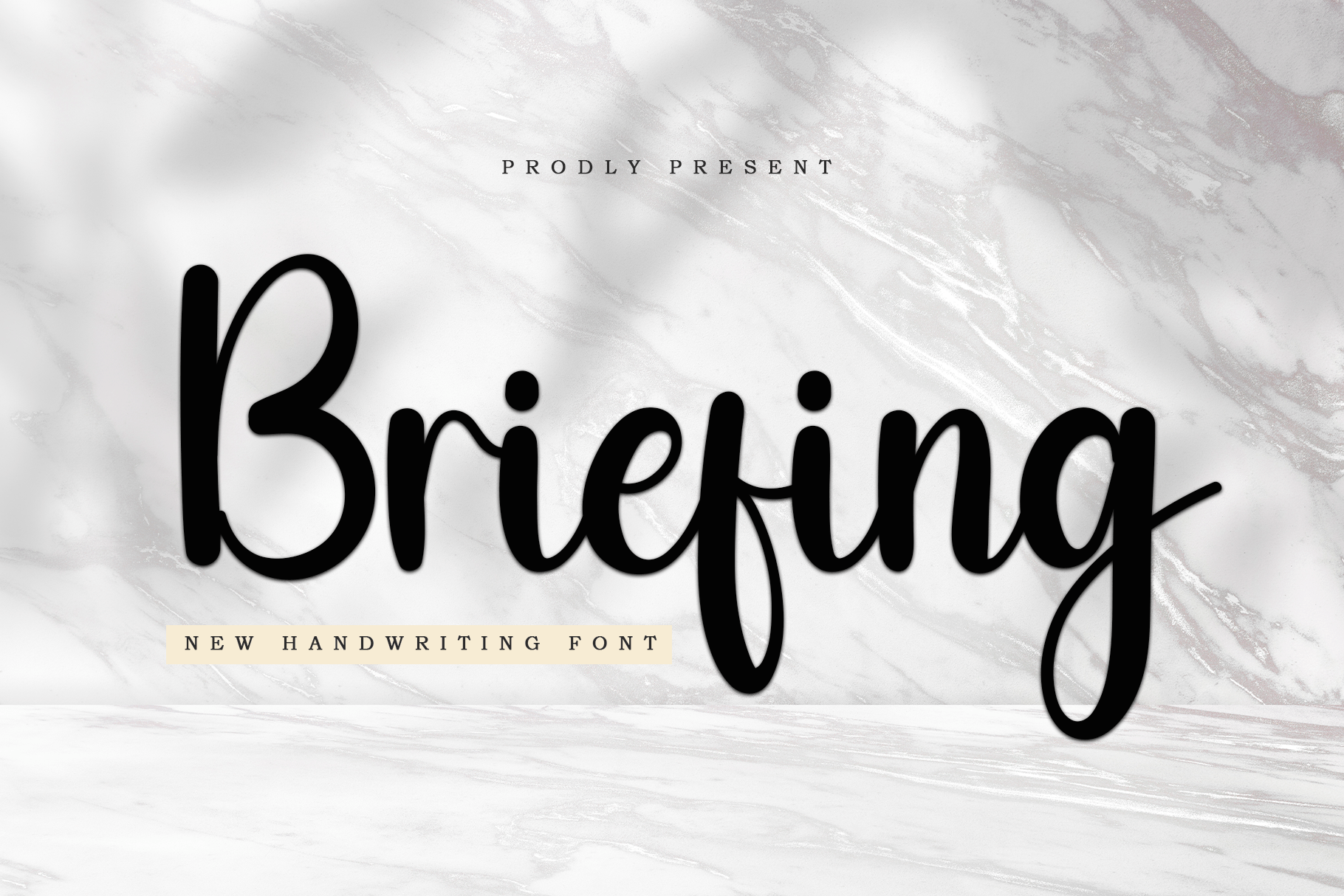 Briefing Font by Black line · Creative Fabrica