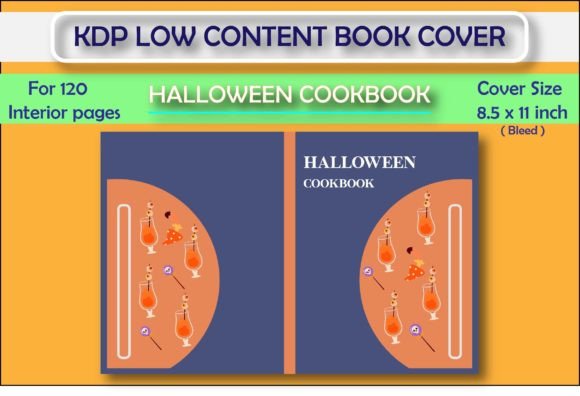 Halloween Cookbook Book Cover Template