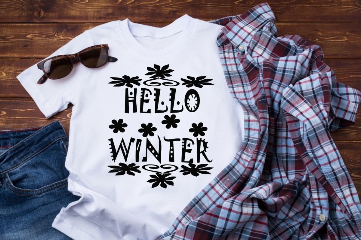 Hello Winter--svg File Graphic by hossain.dipa34 · Creative Fabrica