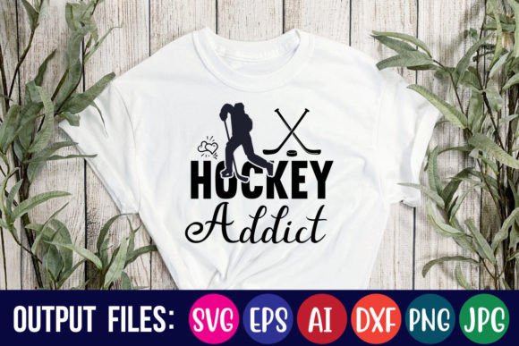 Hockey Addict Grafika Projekty Koszulek Przez creative mass