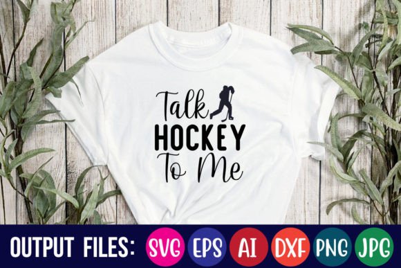Talk Hockey to Me Grafika Projekty Koszulek Przez creative mass