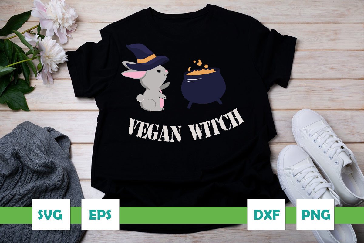 Vegan Witch Rabbit Carrot Graphic by Glamour · Creative Fabrica
