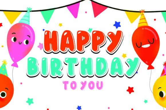Ballon Gloss Font - Preview 1