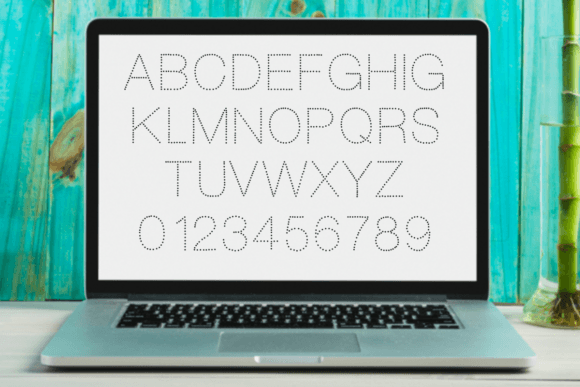 Black Dots Font - Preview 1