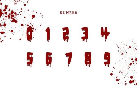 Blood Font - Preview 3