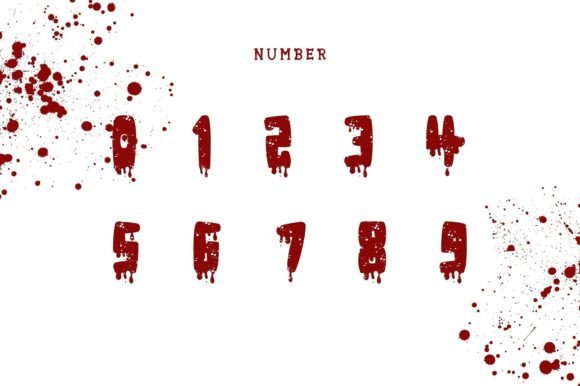 Blood Font - Preview 4