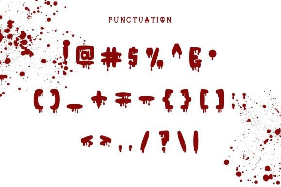 Blood Font - Preview 5