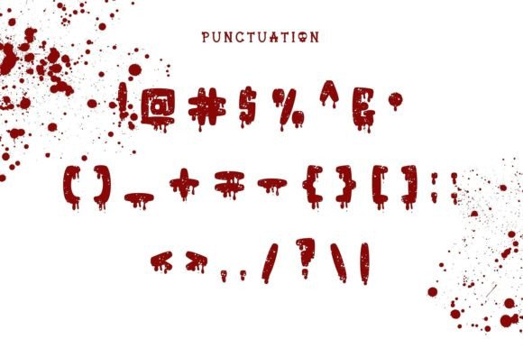 Blood Font - Preview 6