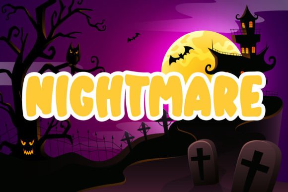 Daily Halloween Font PNG with transparent background - Preview 1