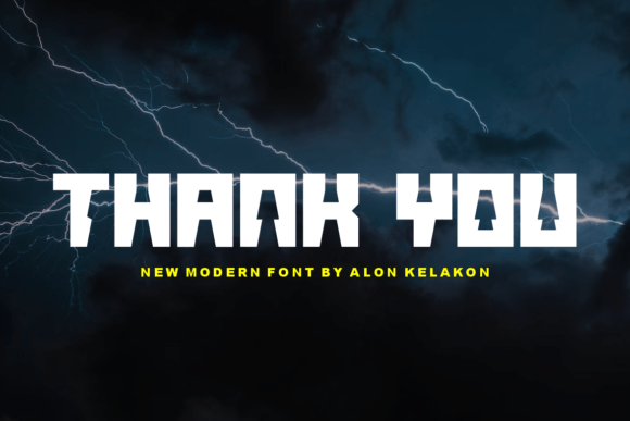 Dark Thunder Font - Preview 4