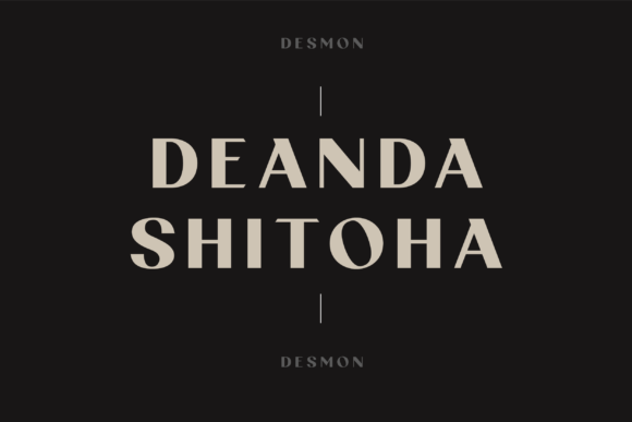 Desmon Font - Preview 4