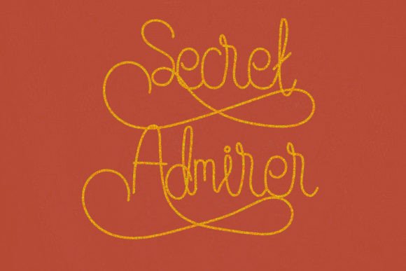 Gold Rose Font - Preview 2