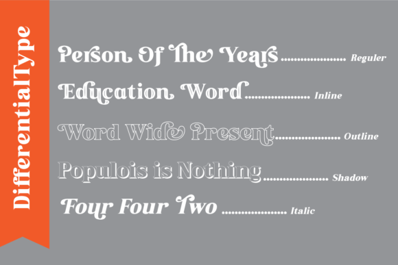 Grabag Font PNG with transparent background - Preview 2