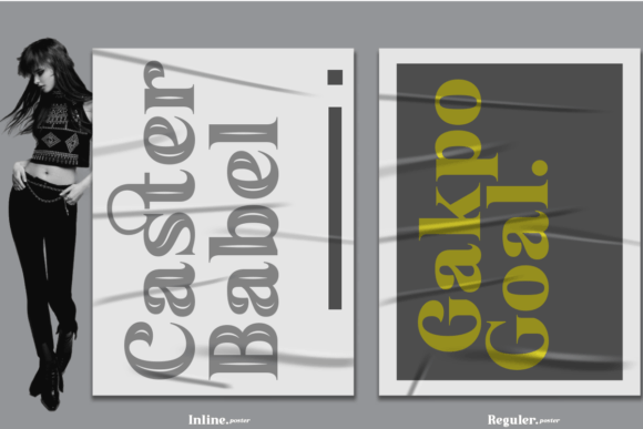 Grabag Font PNG with transparent background - Preview 4