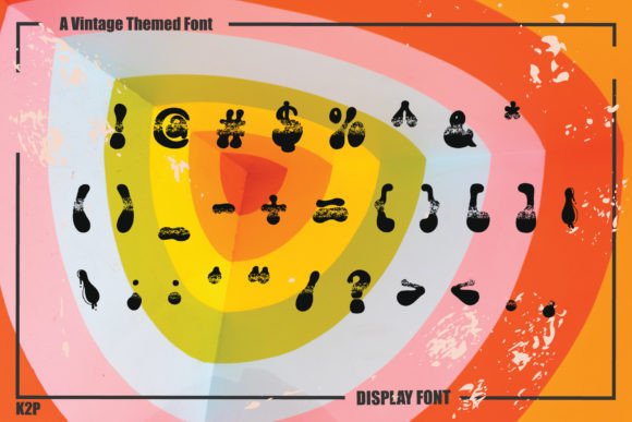 Groovy Galaxy Font PNG with transparent background - Preview 4