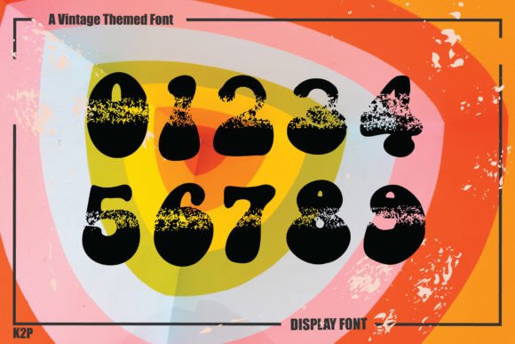 Groovy Galaxy Font PNG with transparent background - Preview 5