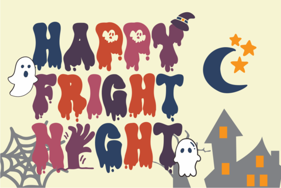 Groovy Night Font - Preview 3