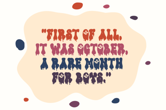 Groovy Night Font - Preview 5